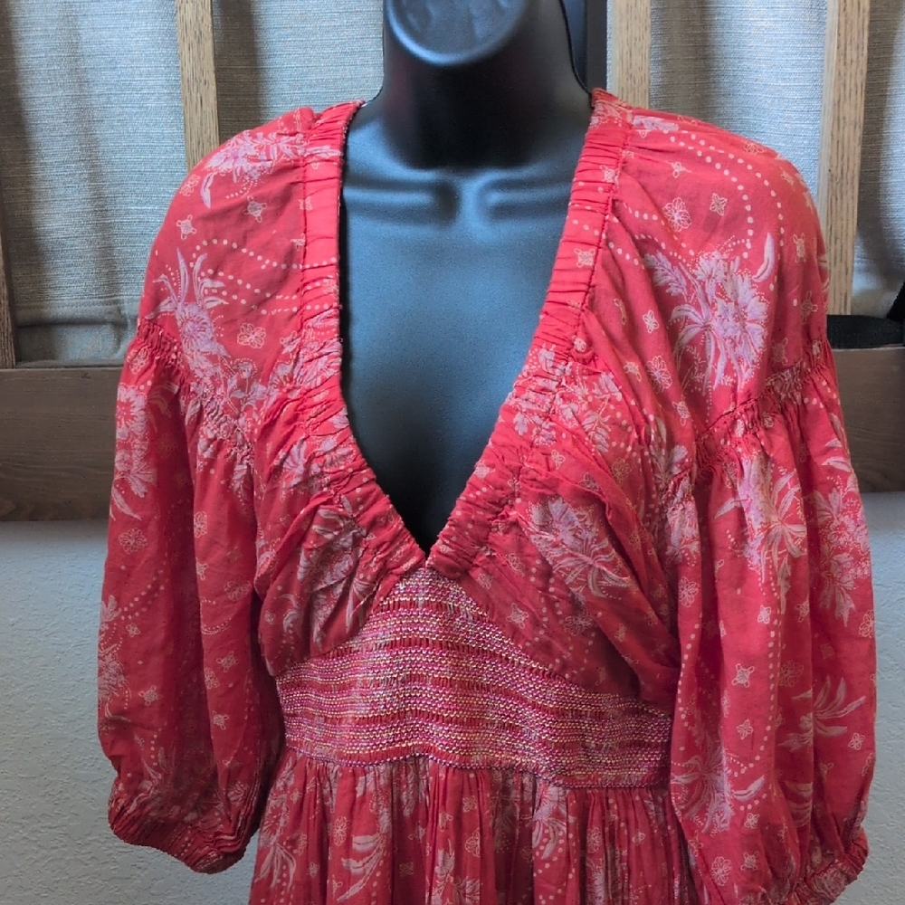 ✨ Free People Golden Hour Maxi Dress Size S - Picture 3 of 7